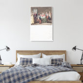 Kardinal Mazarin (1602-61) schließt den Frieden vo Leinwanddruck (Insitu (Schlafzimmer))