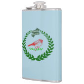 Kardinal mitten im Weihnachtskrieg Angesagt Flachmann (Links)