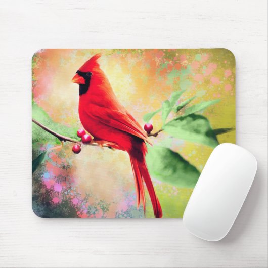 Kardinal Mousepad (Mit Mouse)