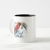 Kardinal Nord Zweifarbige Tasse (Vorderseite Links)
