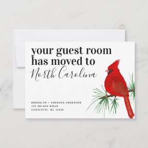 Kardinal North Carolina Moving Ankündigung
