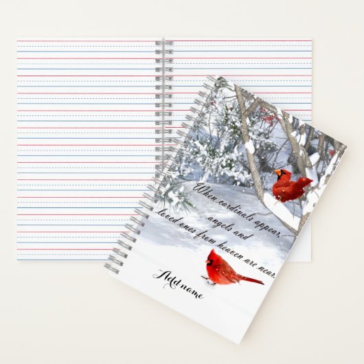 Kardinal  notizblock (Innen)