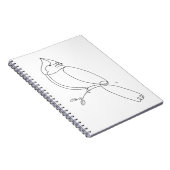 Kardinal Notizblock (Rechte Seite)