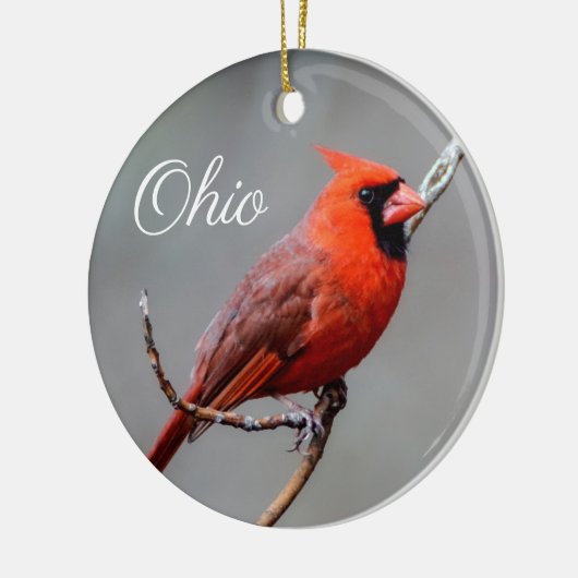 Kardinal Ohio Ornament (Links)