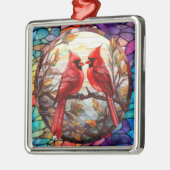 Kardinal Ornament Aus Metall (Links)