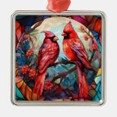 Kardinal Ornament Aus Metall (Vorne)