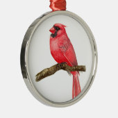 Kardinal Ornament Aus Metall (Rechts)