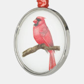 Kardinal Ornament Aus Metall (Links)