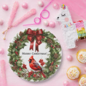 Kardinal-Papierplatte Pappteller (Party)