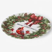 Kardinal-Papierplatte Pappteller (Schrägansicht)