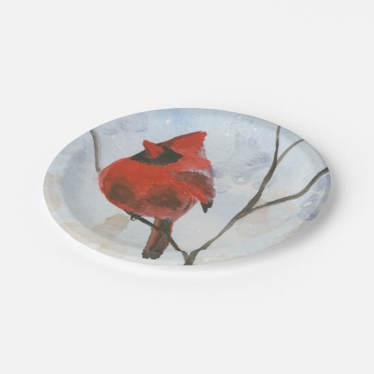 Kardinal Pappteller (Schrägansicht)