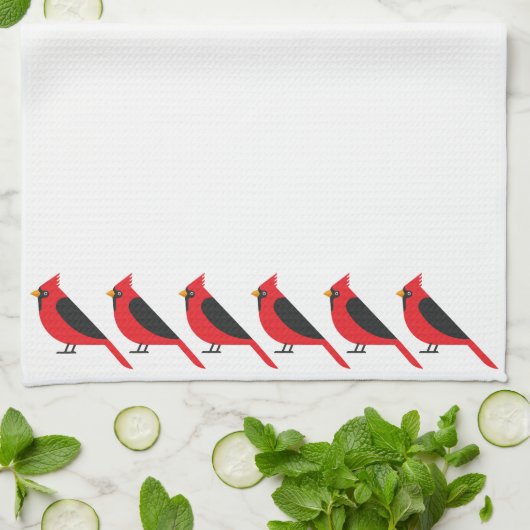 Kardinal Parade Küchentuch (Gefaltet)