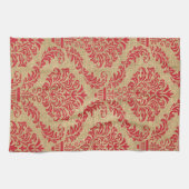 Kardinal Parisian Moods Damask Geschirrtuch (Horizontal)