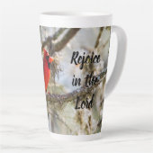 Kardinal Personalisiert Latte Tasse (Rechte Ecke)