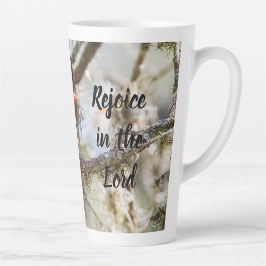 Kardinal Personalisiert Latte Tasse (Rechts)