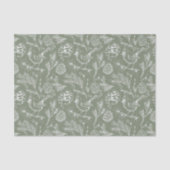 Kardinal, Pinecones und Berry Sage Seidenpapier (Vorderseite)