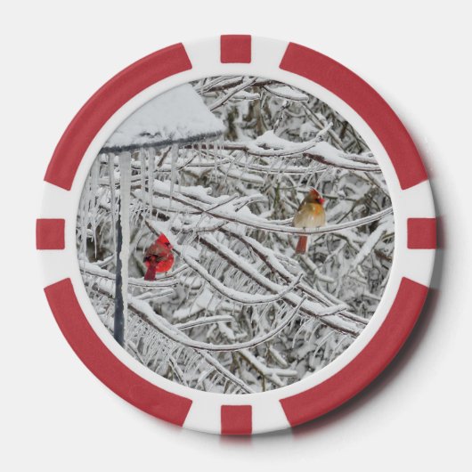 Kardinal Pokerchips (Vorderseite)