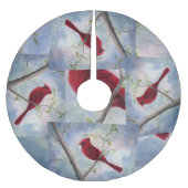 Kardinal Polyester Weihnachtsbaumdecke (Vorderseite)