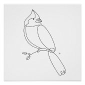 Kardinal Poster (Vorderseite)