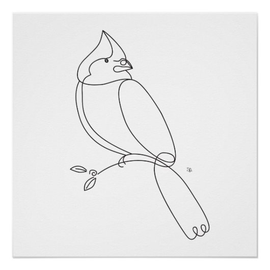 Kardinal Poster (Vorderseite)