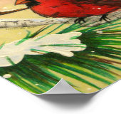 Kardinal-Poster Poster (Ecke)