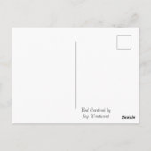 Kardinal Postkarte (Rückseite)