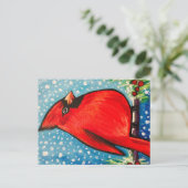 Kardinal Postkarte (Stehend Vorderseite)