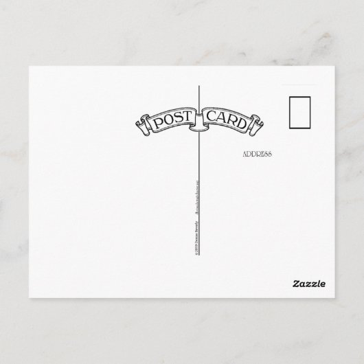 Kardinal Postkarte (Rückseite)