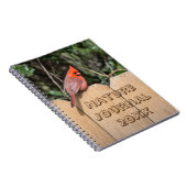 Kardinal (Red Bird) Journal-Notebook Notizblock (Rechte Seite)