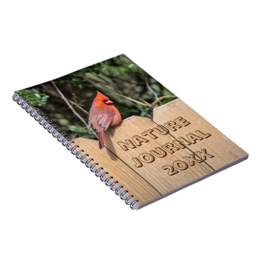 Kardinal (Red Bird) Journal-Notebook Notizblock (Rechte Seite)