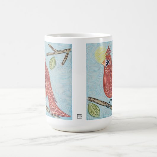 Kardinal Red Bird Tasse (Mittel)