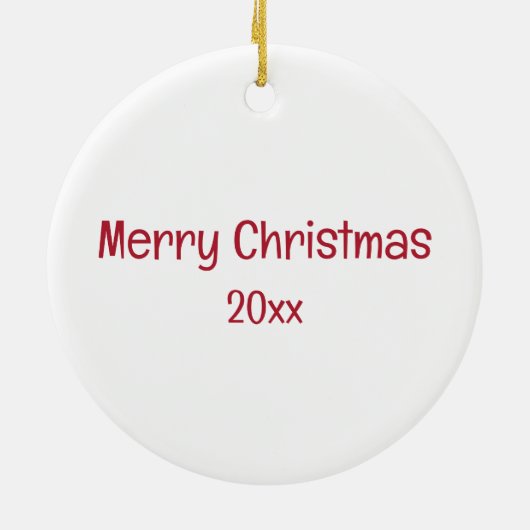 Kardinal Red Bird Wasserfarbe Maßgeschneiderte Wei Keramik Ornament (Hinten)