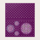 Kardinal Red Rosace (Außenseite Aufgefaltet)