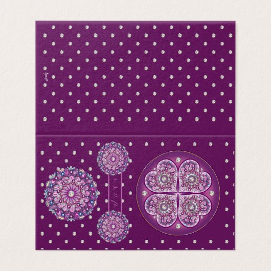 Kardinal Red Rosace (Außenseite Aufgefaltet)