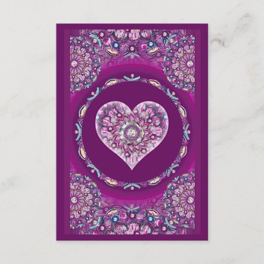 Kardinal Red Rosace Begleitkarte (Vorderseite)