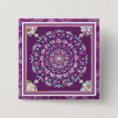 Kardinal Red Rosace Button (Vorderseite)