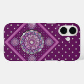 Kardinal Red Rosace Case-Mate iPhone Hülle (Rückseite (Horizontal))