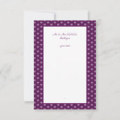 Kardinal Red Rosace Dankeskarte (Rückseite)