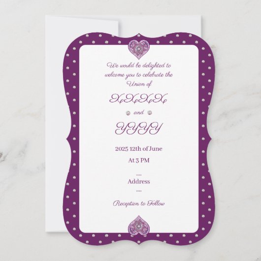 Kardinal Red Rosace Einladung (Rückseite)