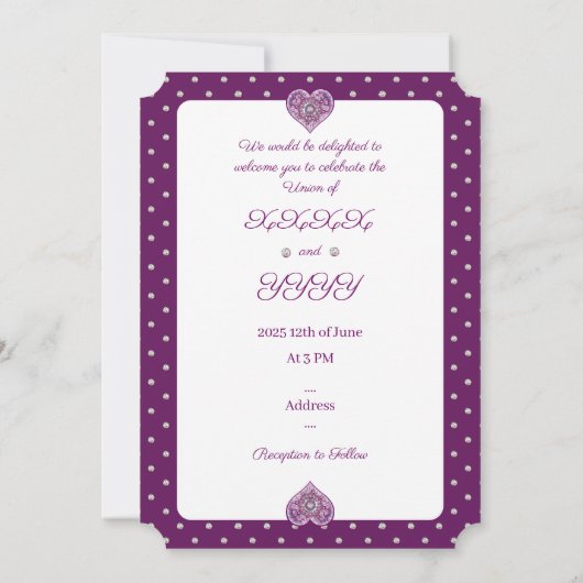 Kardinal Red Rosace Einladung (Rückseite)