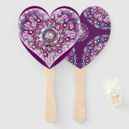 Kardinal Red Rosace Fächer