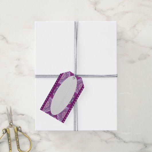 Kardinal Red Rosace Geschenkanhänger (Mit Garn)