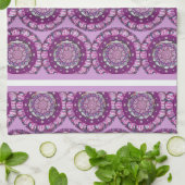 Kardinal Red Rosace Geschirrtuch (Gefaltet)