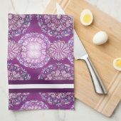 Kardinal Red Rosace Geschirrtuch (Viertel Falte)