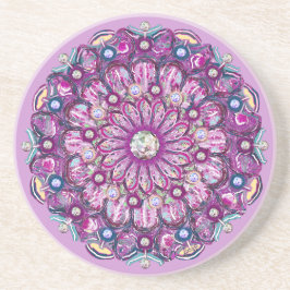 Kardinal Red Rosace Getränkeuntersetzer