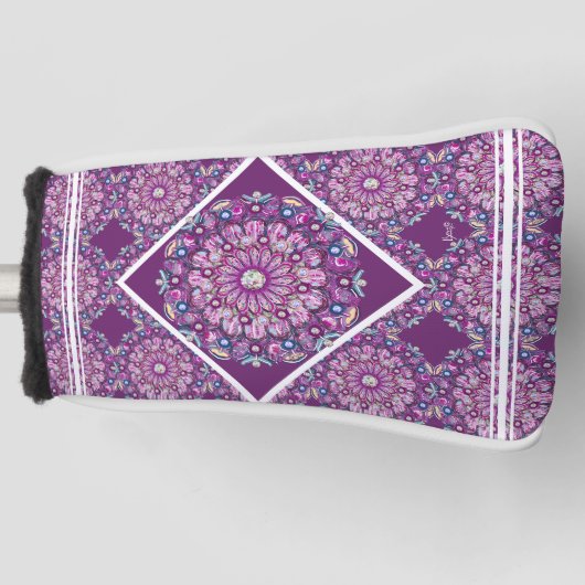 Kardinal Red Rosace Golf Headcover (Vorderseite)