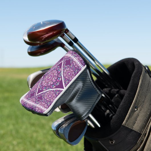 Kardinal Red Rosace Golf Headcover (In Situ)