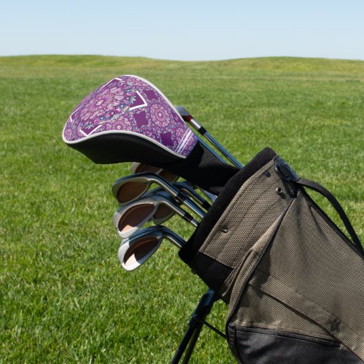 Kardinal Red Rosace Golf Headcover (In SItu)