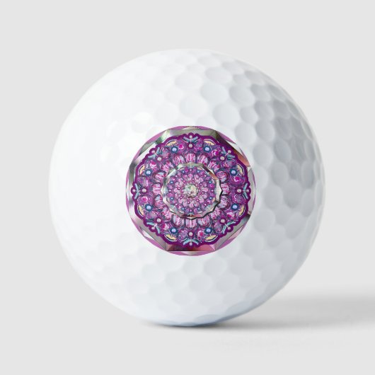 Kardinal Red Rosace Golfball (Vorderseite)