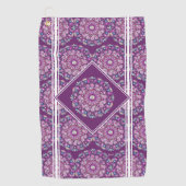 Kardinal Red Rosace Golfhandtuch (Vorderseite)